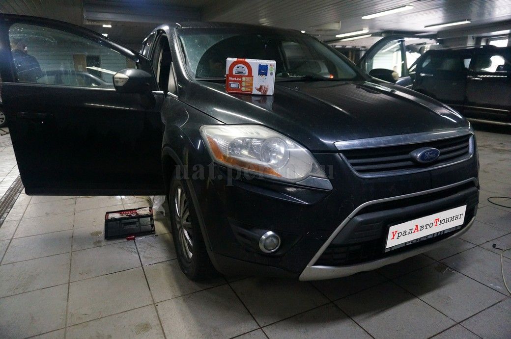 Ford Kuga - установка автосигнализации StarLine A93