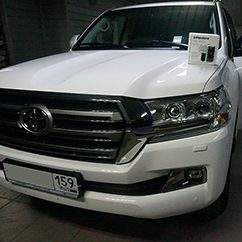 Установка автосигнализации Pandora DXL-4910 на Toyota Land Cruiser 200