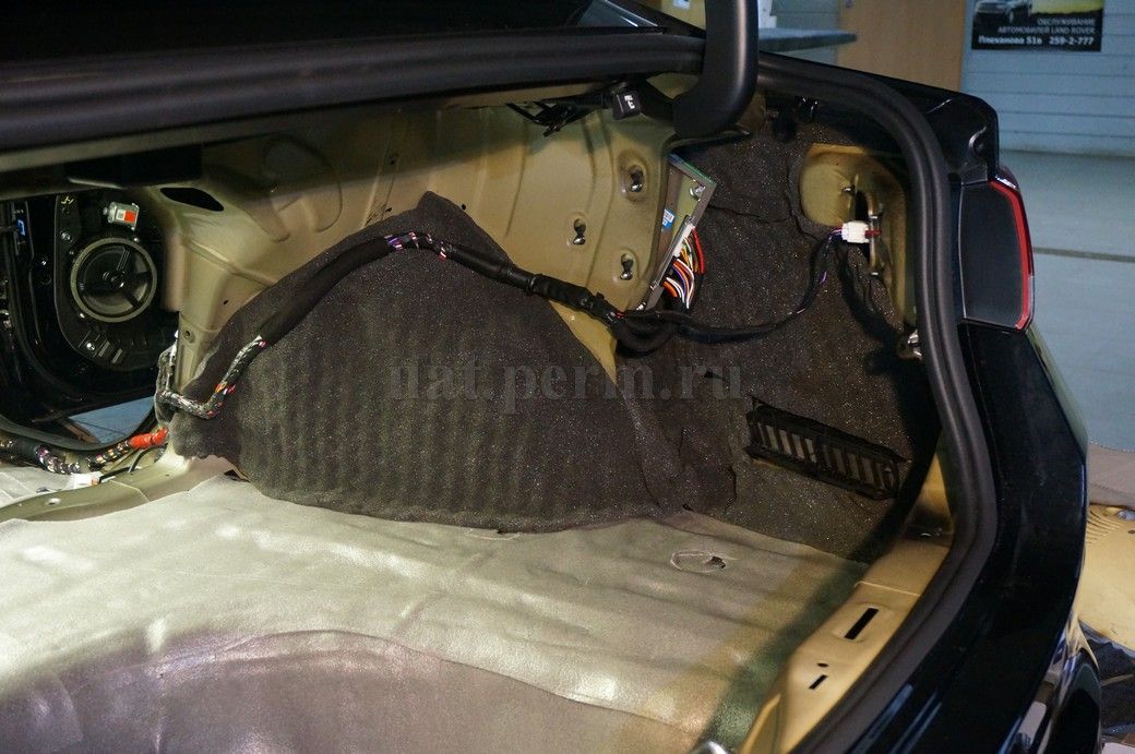 KIA Optima - шумоизоляция багажника