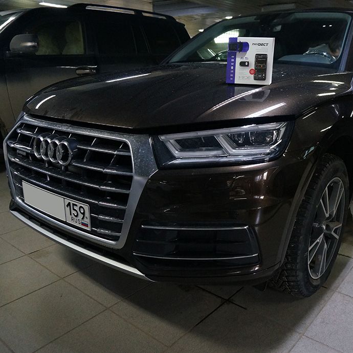 Audi Q5 - Установка автосигнализации Pandect X-1800BT