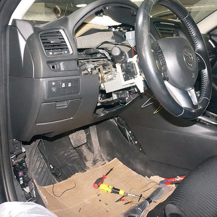 Mazda 6 - Установка автосигнализации StarLine A93