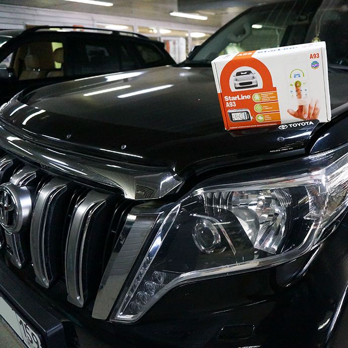 Toyota Prado - Установка автосигнализации StarLine A93