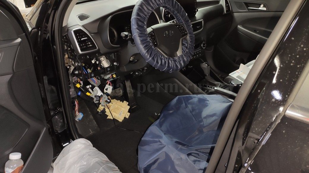 Hyundai Tucson - установка автосигнализации StarLine S96