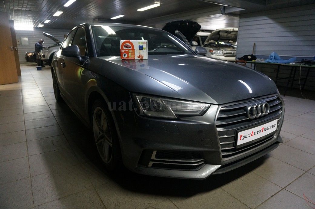 Audi A4 - установка автосигнализации StarLine S96