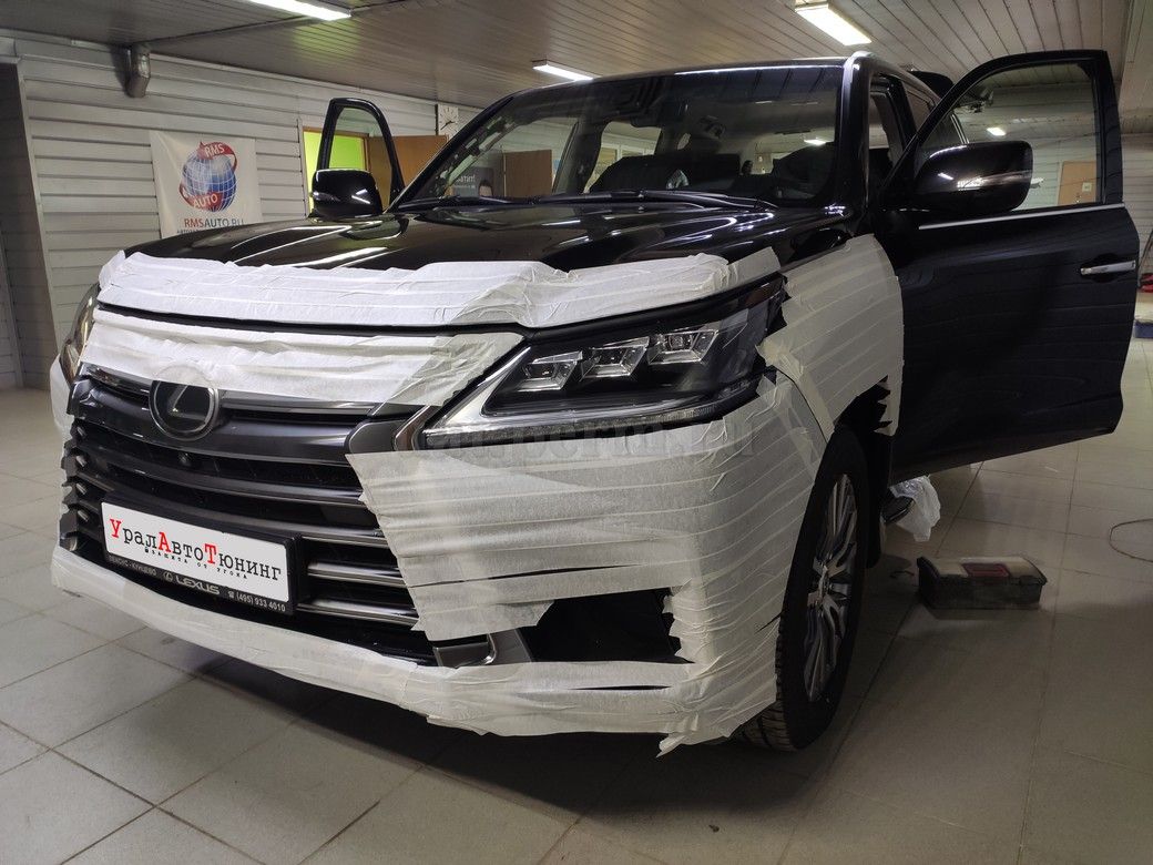  Lexus LX570 - установка охранного комплекса