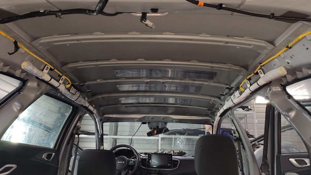 Шумоизоляция крыши KIA Ceed