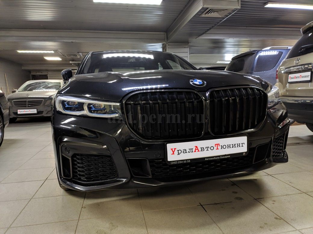 BMW 730 - Установка автосигнализации Pandora DXL 4710