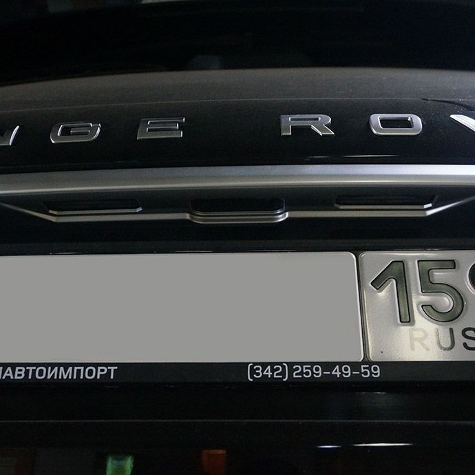 Range Rover Sport - Установка камеры заднего вида
