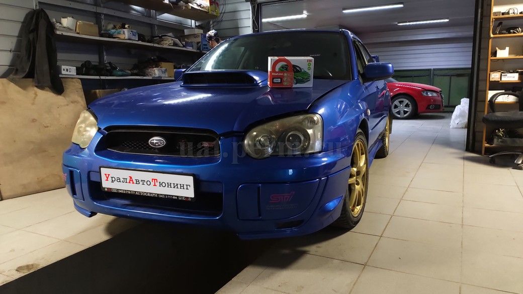Subaru Impreza - установка автосигнализации StarLine E96