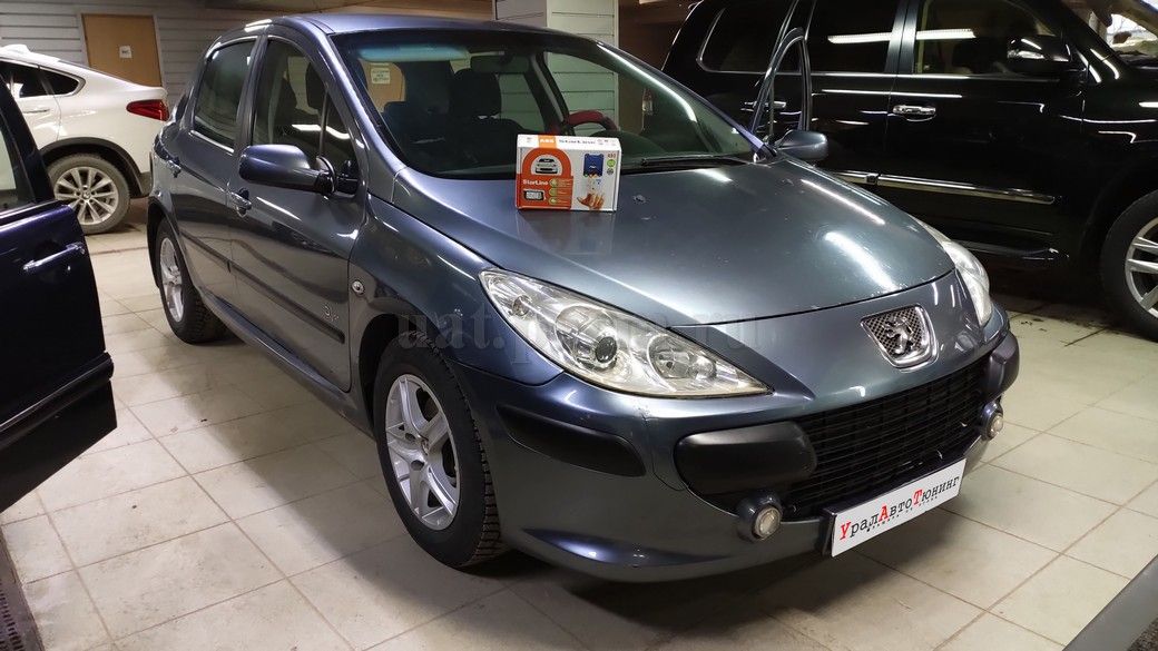 Peugeot 307 - установка автосигнализации StarLine A93