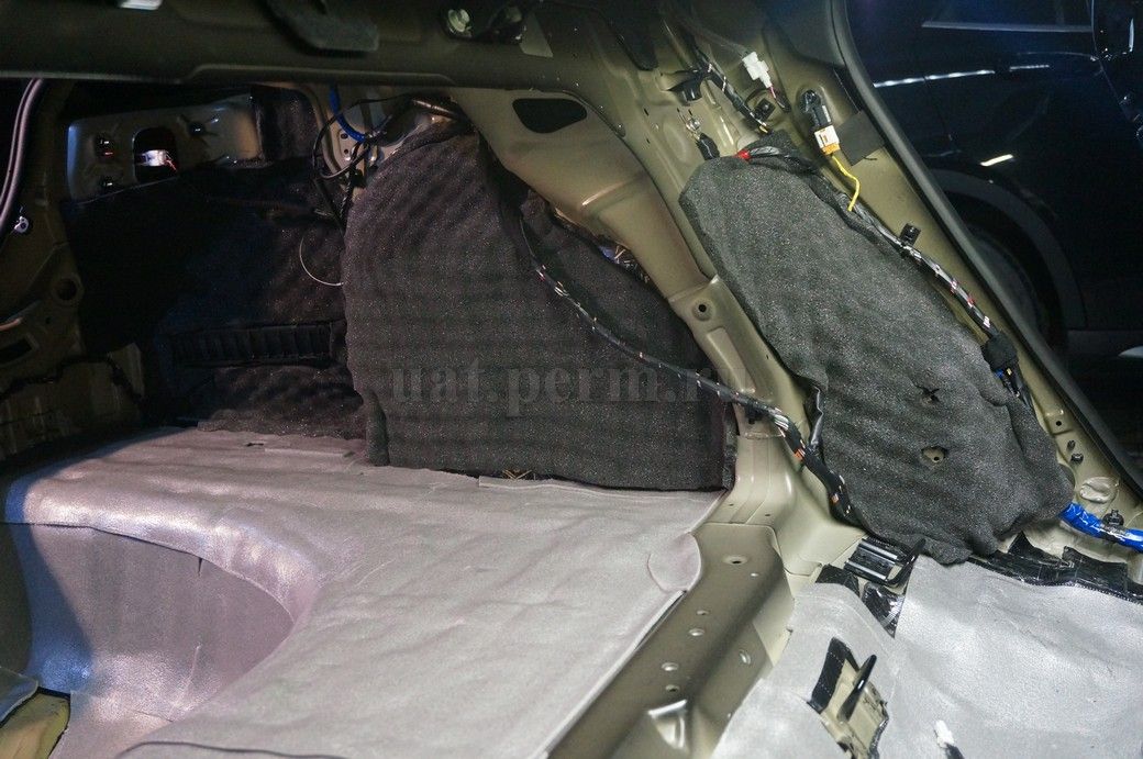 KIA Optima - шумоизоляция багажника