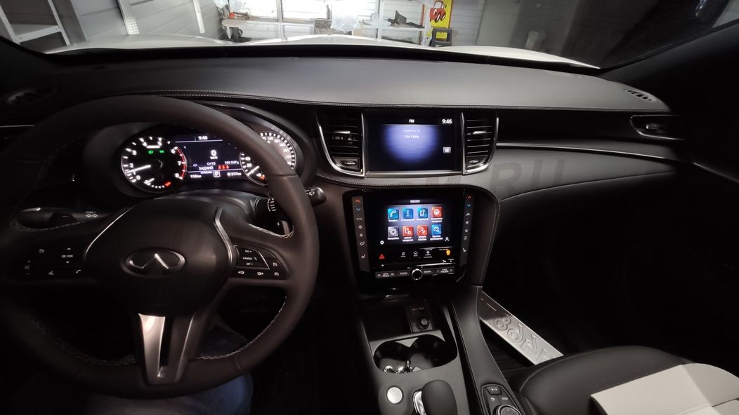 Установка автосигнализации StarLine E96 (v.2) на Infiniti QX55