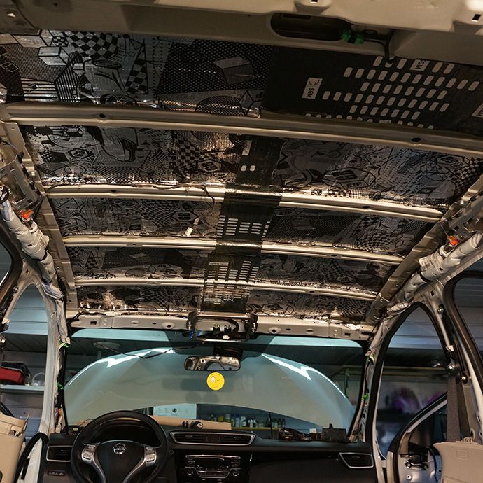 Nissan Qashqai - шумоизоляция