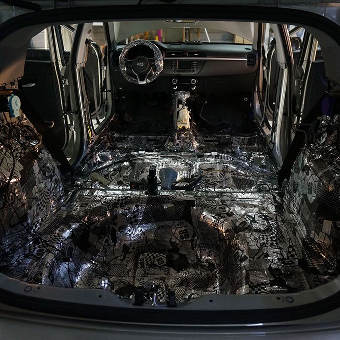 KIA RIO X-Line - Шумоизоляция