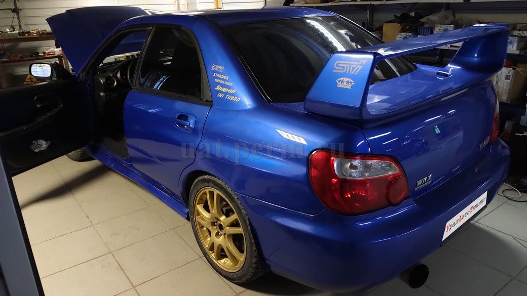 Subaru Impreza - установка автосигнализации StarLine E96
