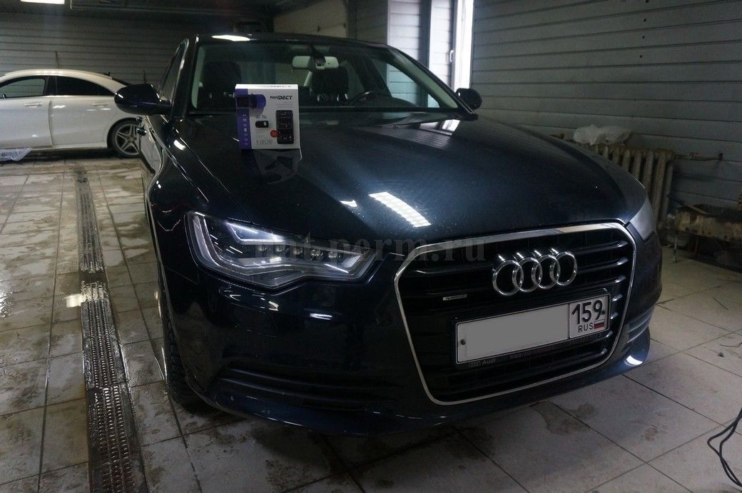 Audi A6 - установка автосигнализации Pandect X-1800BT