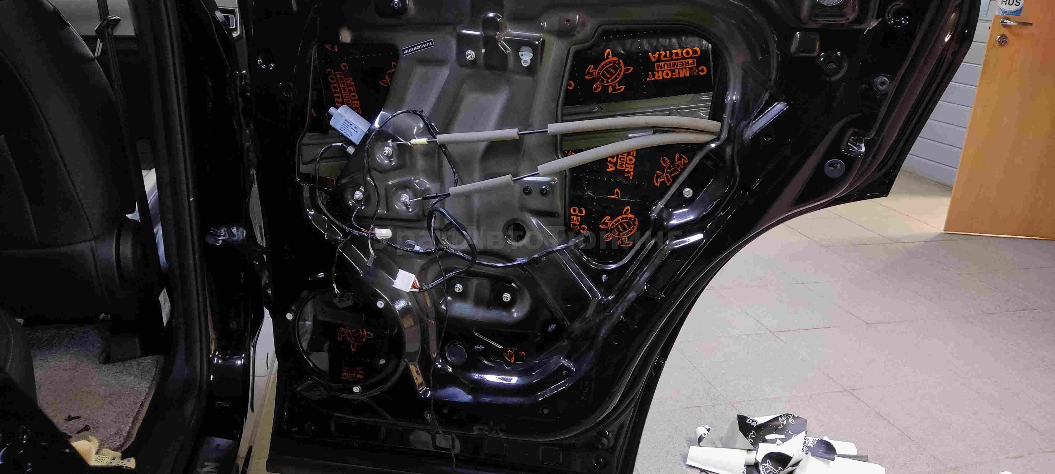 Шумоизоляция дверей Changan CX75