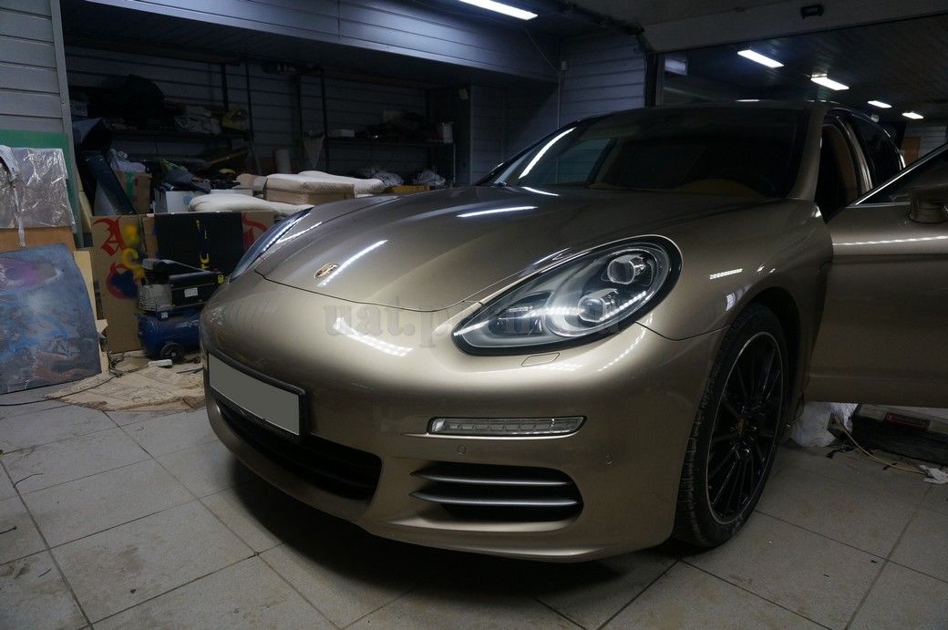 Porsche Panamera - установка автосигнализации Pandect X-1800BT