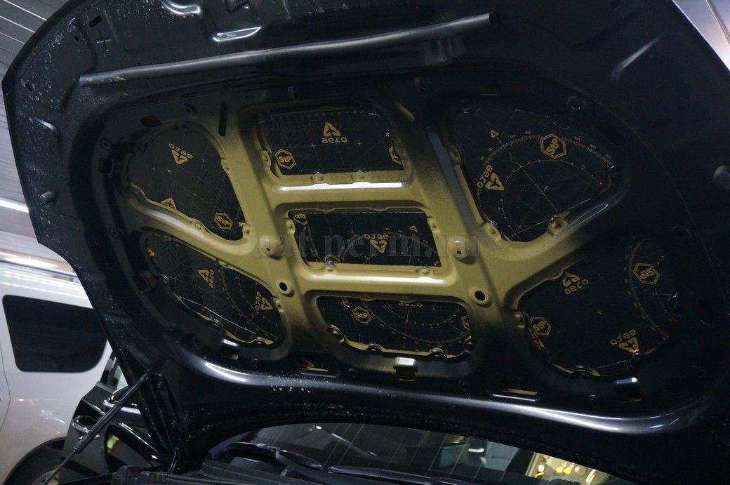 KIA Optima - шумоизоляция капота