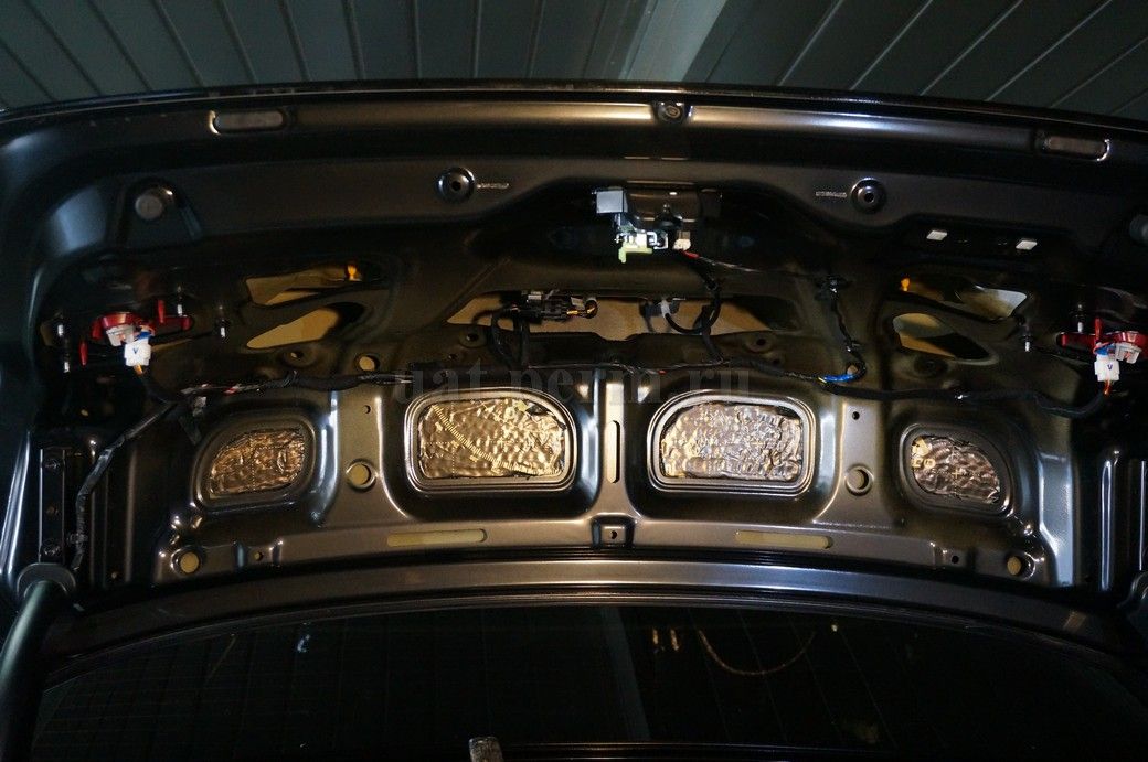 KIA Optima - шумоизоляция крышки багажника