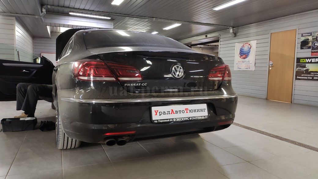 VW Passat CC - установка автосигнализации StarLine S96