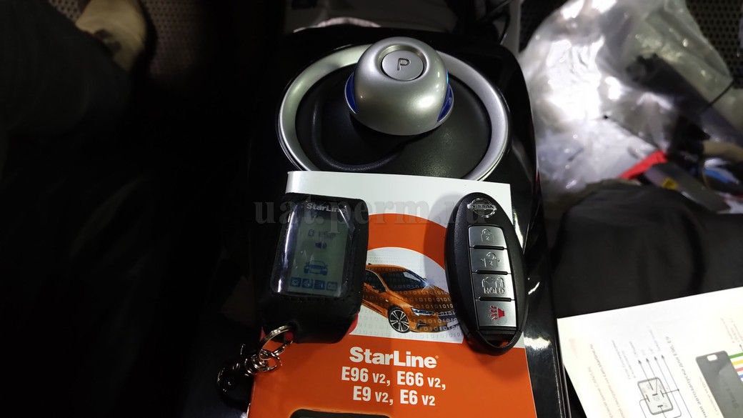 Nissan Leaf - установка автосигнализации StarLine E96 v2 BT