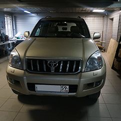 Установка фаркопа Toyota Land Cruiser Prado