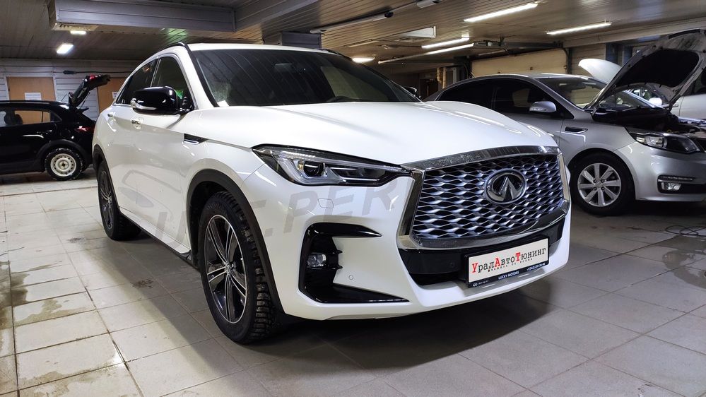 Установка автосигнализации StarLine E96 (v.2) на Infiniti QX55