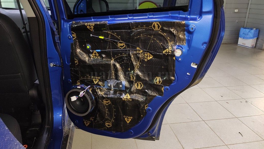 Шумоизоляция дверей Mitsubishi ASX