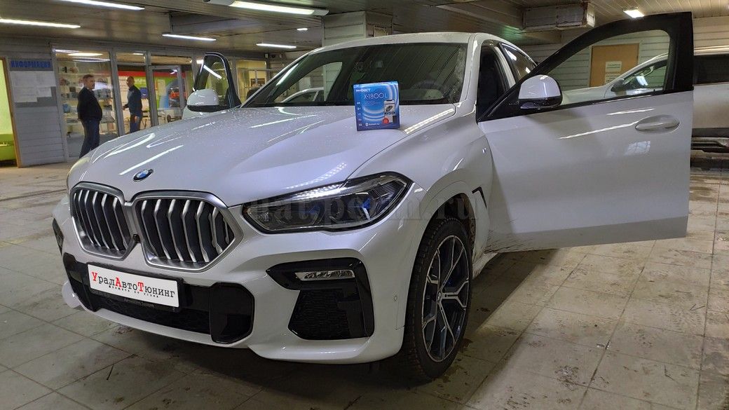 Установка автосигнализации Pandect X-1800L на BMW X6 (G06)