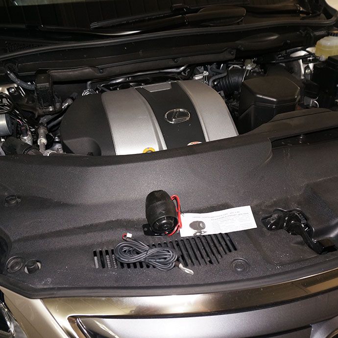 Lexus RX350L - Установка охранного комплекса