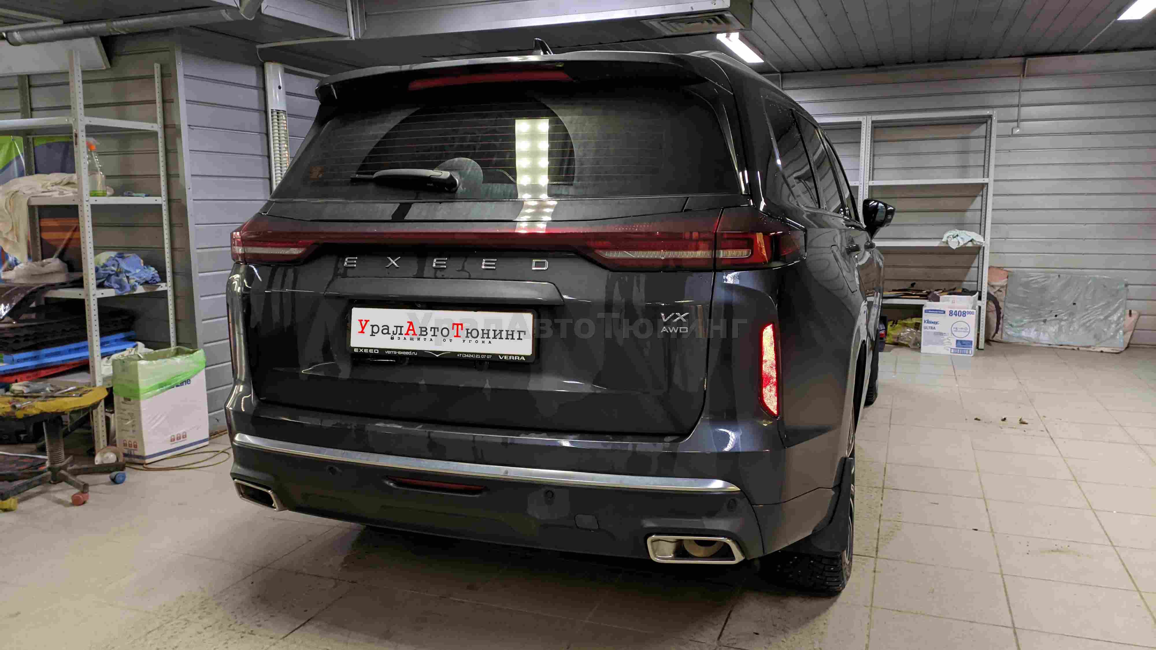 Шумоизоляция дверей и капота Exeed VX