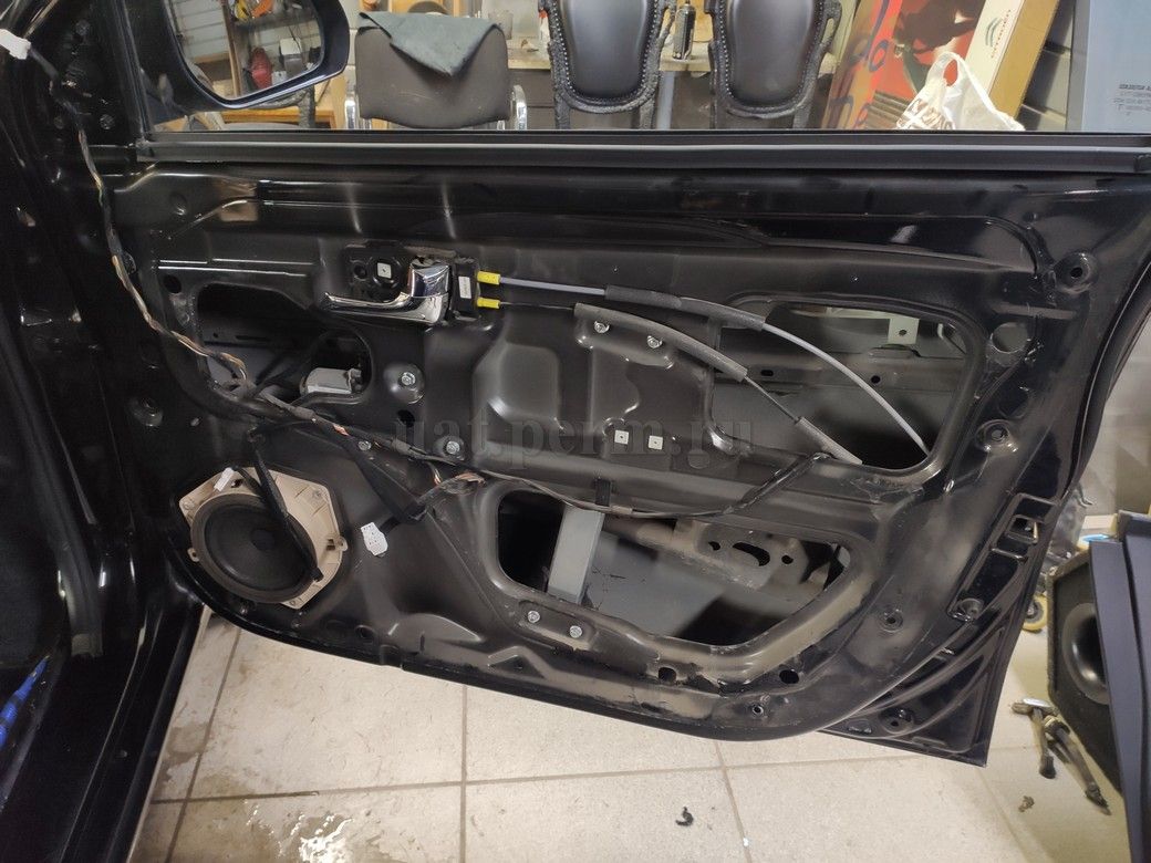 KIA RIO - шумоизоляция дверей