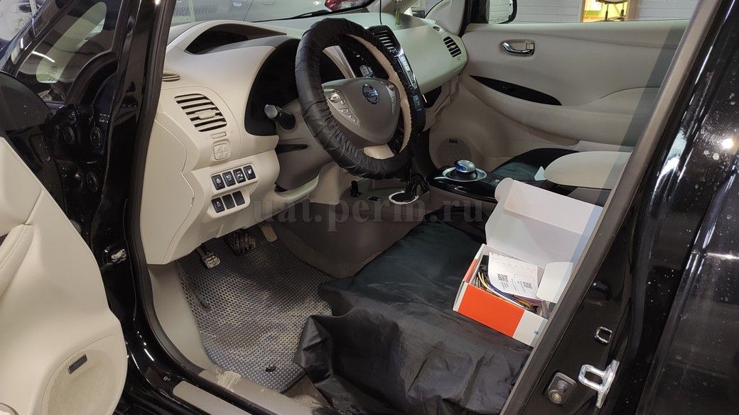 Nissan Leaf - установка автосигнализации StarLine E96 v2 BT