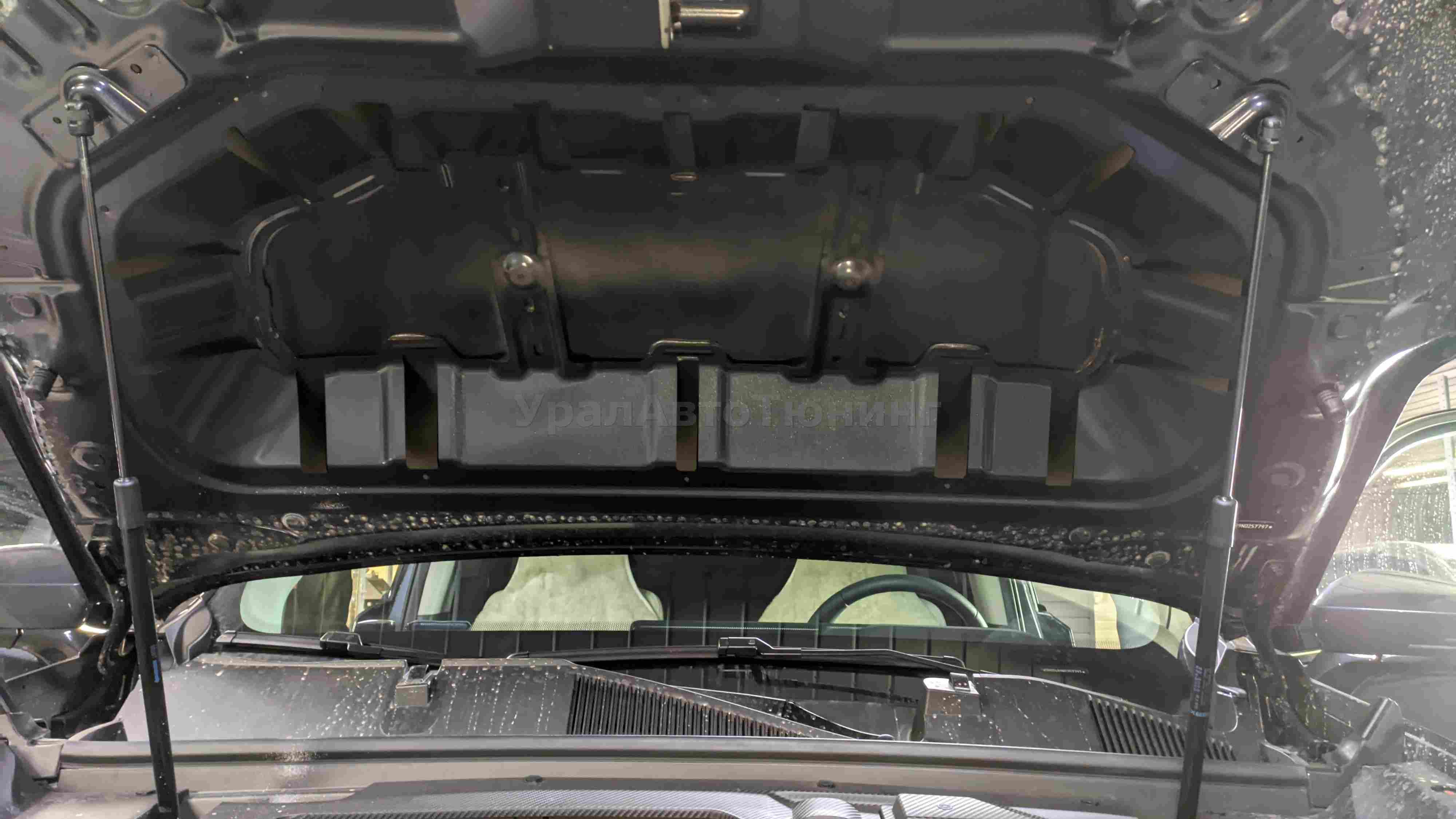 Шумоизоляция капота Exeed VX