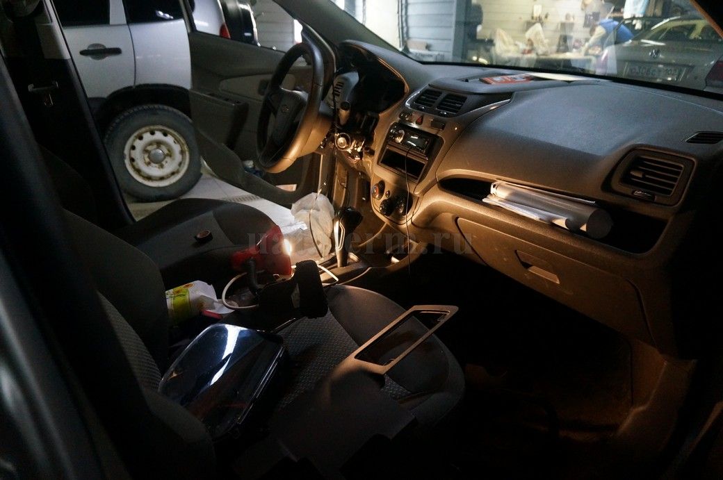 Установка автосигнализации StarLine A93 на Chevrolet Cobalt