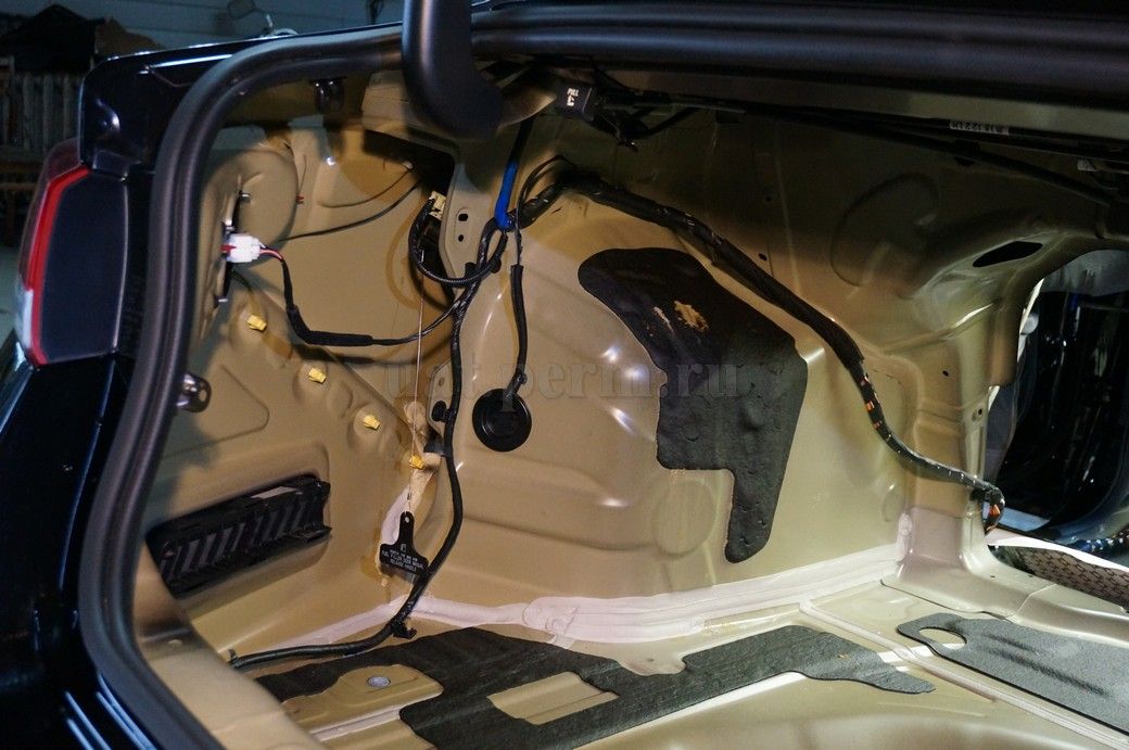 KIA Optima - шумоизоляция багажника