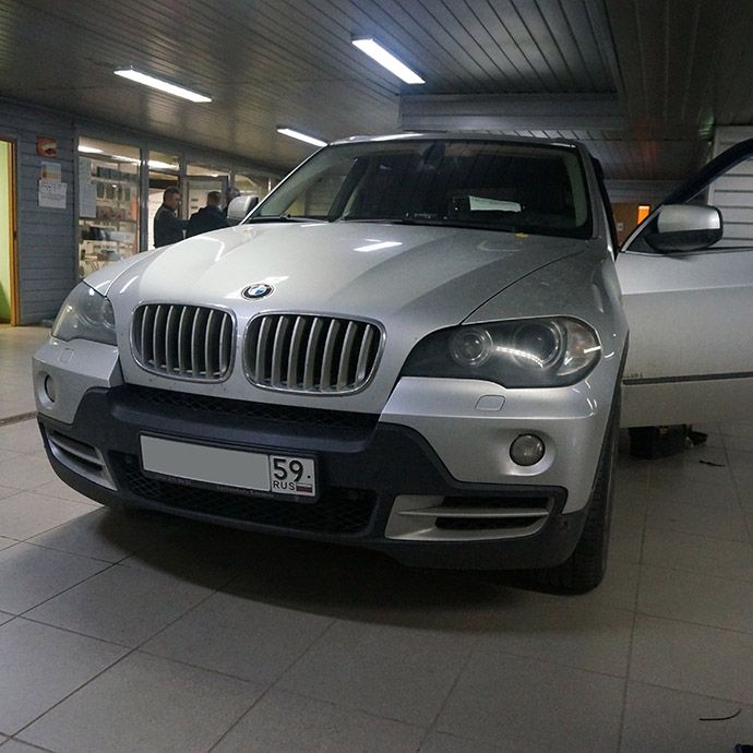BMW X5 - Установка автосигнализации Pandect X-1800BT