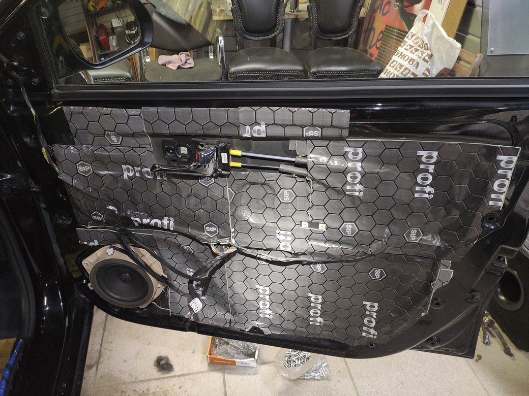 KIA RIO - шумоизоляция дверей