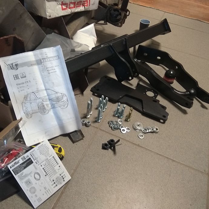 Mazda CX-5 - Установка фаркопа