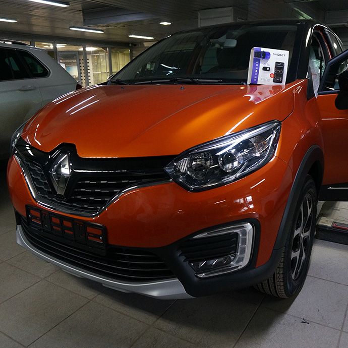 Renault Kaptur - Установка автосигнализации Pandect X-1800BT