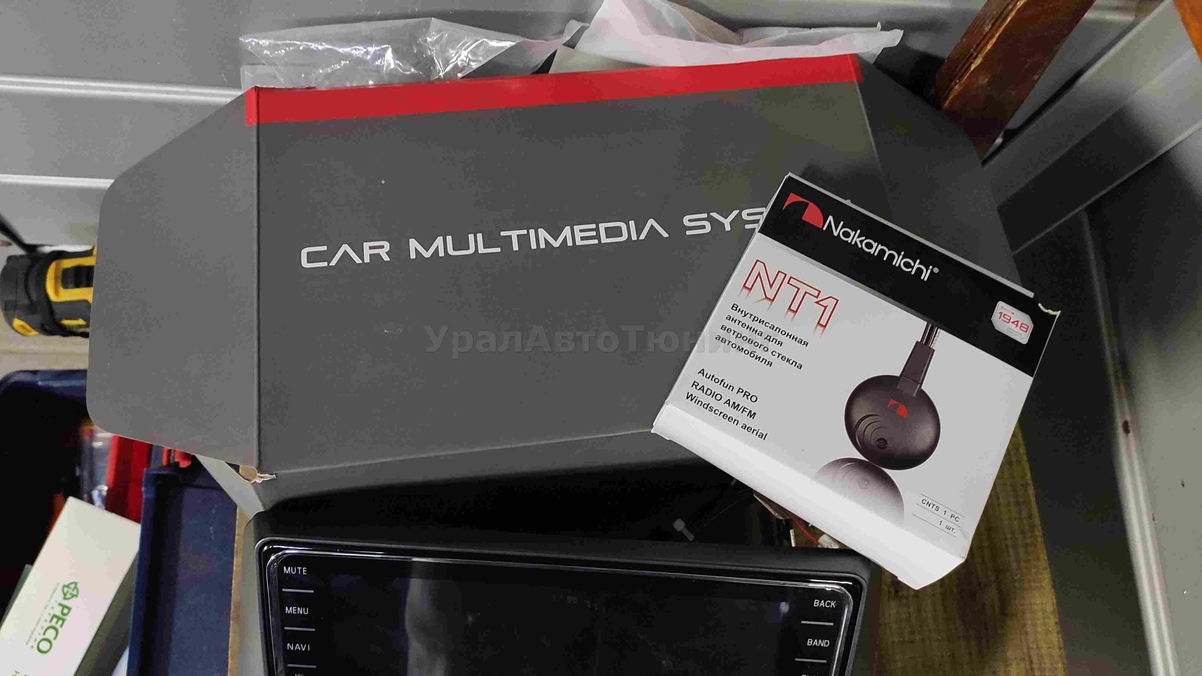 Установка магнитолы, динамиков и антенны на УАЗ Профи