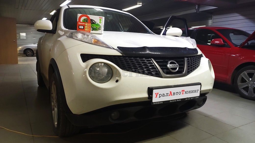 Nissan Juke - установка автосигнализации StarLine E96