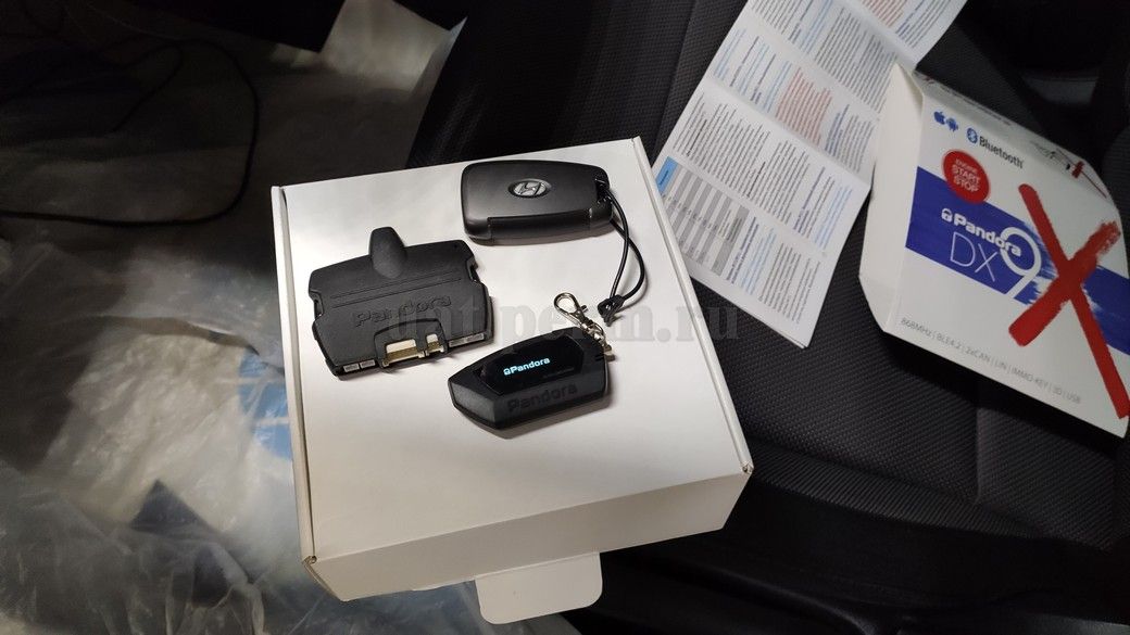 Hyundai Solaris - Установка автосигнализации Pandora DX-6X