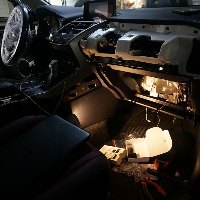 Lexus NX - Установка охранного комплекса