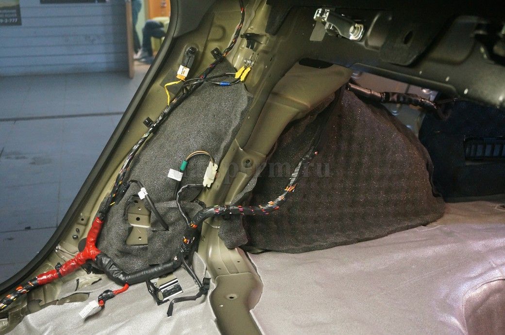 KIA Optima - шумоизоляция багажника