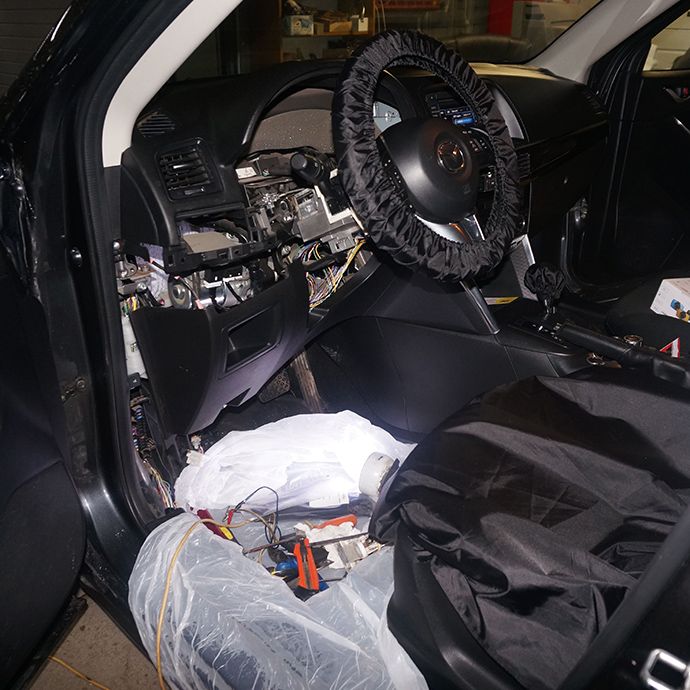 Mazda CX-5 - установка автосигнализации StarLine A93