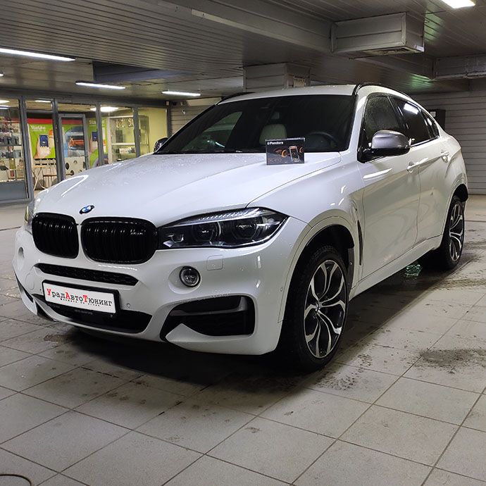 Установка автосигнализации Pandora DXL 4710 на BMW X6