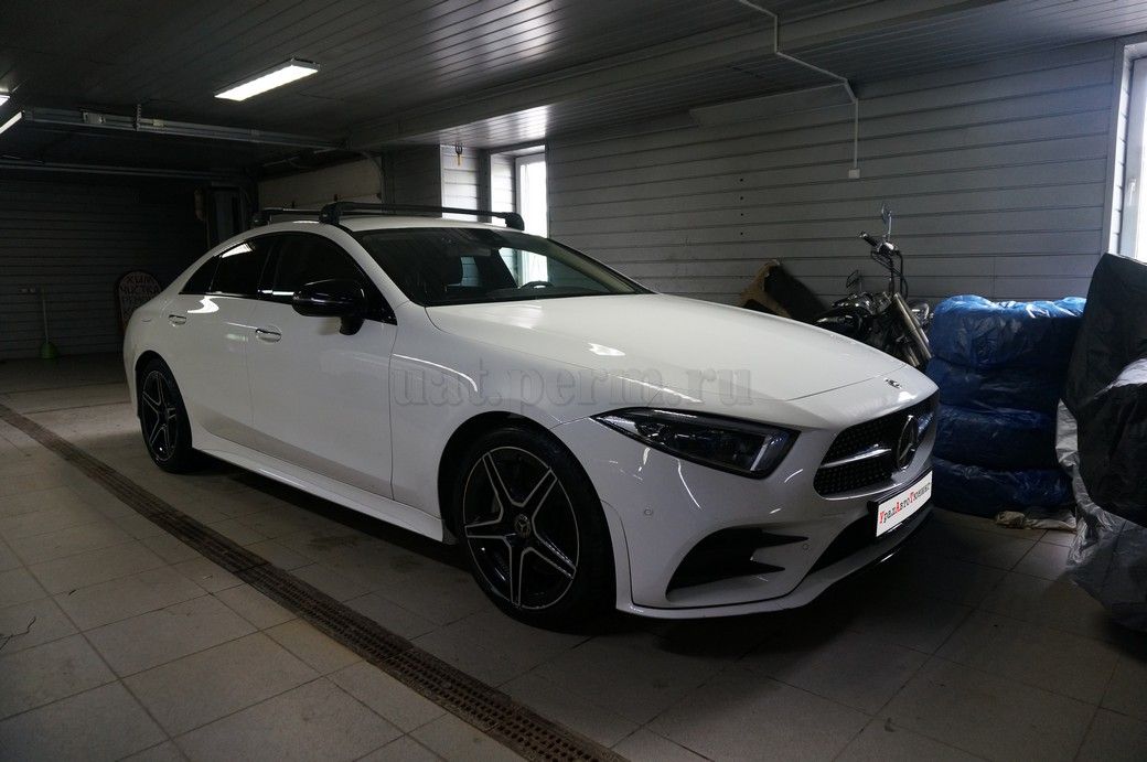 Mercedes-Benz CLS 350d - установка автосигнализации Pandect X-1800BT