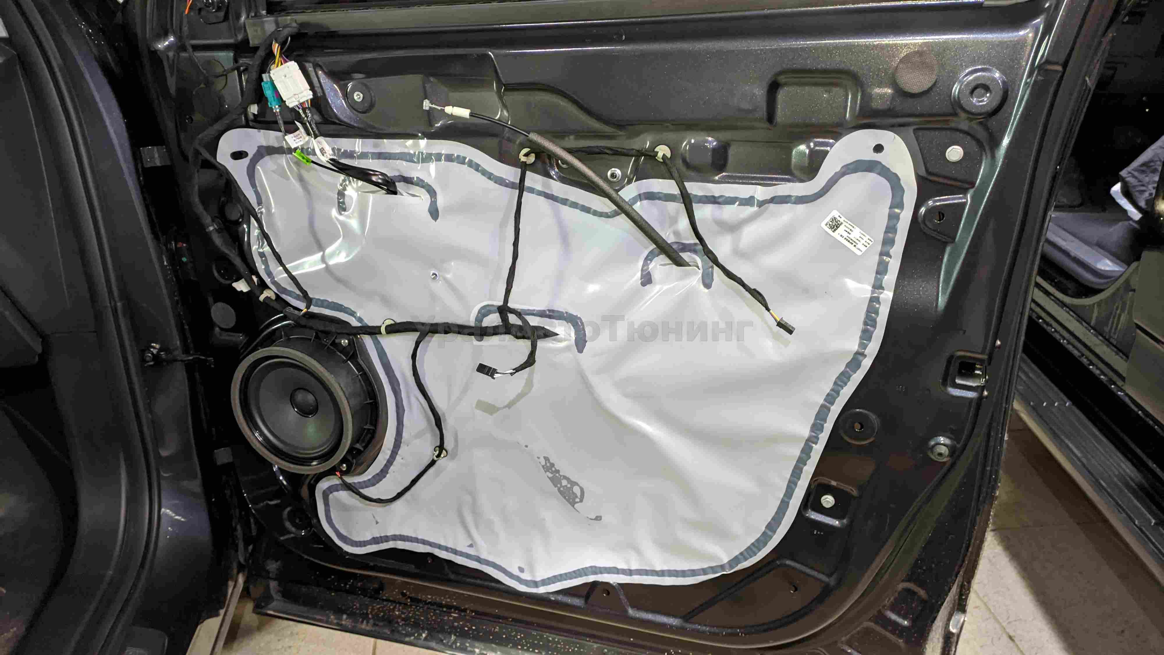 Шумоизоляция дверей Exeed VX